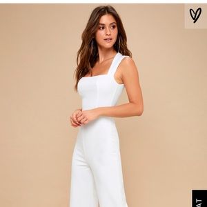 ENTICING ENDEAVORS WHITE JUMPSUIT